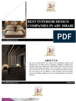 Best Interior Design Companies in Abu Dhabi