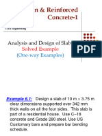 Complete One Way Slab Examples