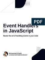 Event Handlers in Javascript