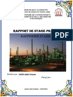 Rapport de Stage - Saidi Adem Younes - RAFFINERIE D'ADRAR