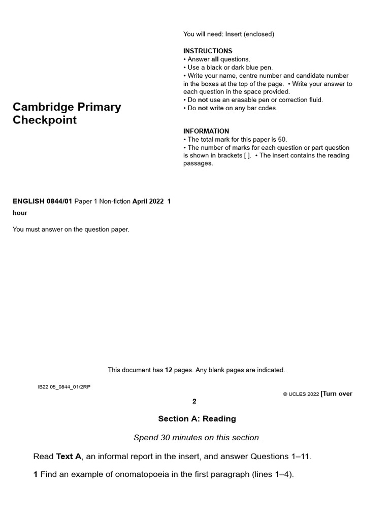 English P1 Questions | Download Free PDF | Astronauts | Copyright