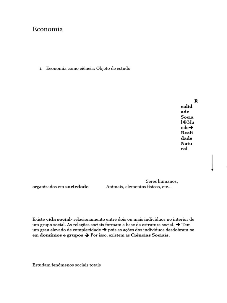 Economia: Ciência das Escolhas e Agentes Econômicos | PDF | Economia ...