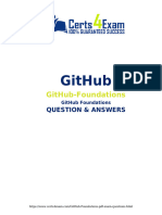 Master GitHub Foundations With Certs4Exam's Comprehensive PDF Exam Questions