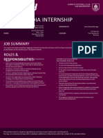 Social Media Internship Job Description and Person Specification 11.03.2024
