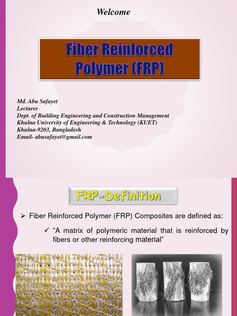 10 0 Frp Pdf Fibre Reinforced Plastic Fiberglass