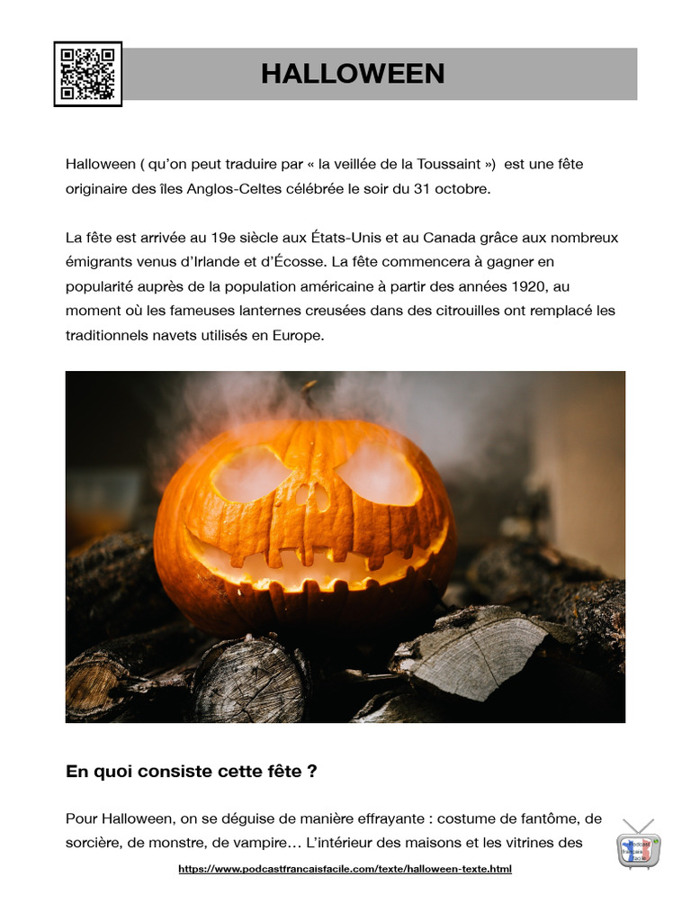 Halloween : Origines et Traditions | PDF | Halloween