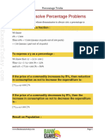 Tricks to Solve Percentage Problems (1)