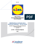 SS432500 LIDL CESTAS CCTP LOT 00 Annexe Dépose - Ind0