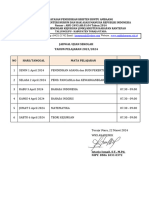 Jadwal Ujian Sekolah 2024