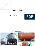 MMEN 226 - Thin Walled Pressure Vessels