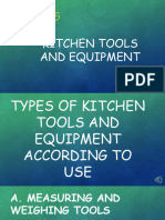 Lesson 5 Classifications of Kitchen Tools and Equipment