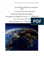 Plan Introduction LM Bibliographie gÃnÃrale - Cours DCII M.1. Recherche Droit Des Affaires