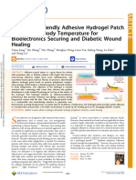 Jiang Et Al 2022 Infant Skin Friendly Adhesive Hydrogel Patch Activated at Body Temperature For Bioelectronics Securing