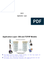 Application Layer - Unit 5