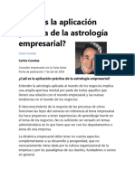 1.2 Cuál Es La Aplicación Práctica de La Astrología Empresarial