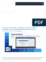 Comment Ouvrir Un Document Word Qui Ne S'ouvre Pas - 1627666235686