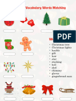 Vocabulary Christmas Worksheets
