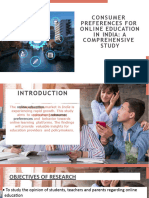 Consumer Preferences For Online Education I N India: A Comprehensive Study