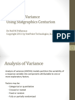 Analysis of Variance Webinar