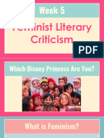 Feminist Approach in Literary Criticism 075450