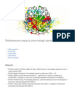 Podstawowe Pojecia Psychologii Spolecznej