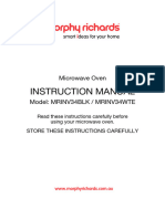 Instruction Manual - 34L Inverter Microwave MRINV34BLK & MRIN34WTE