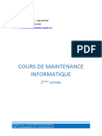 Cours de Maintenance Info