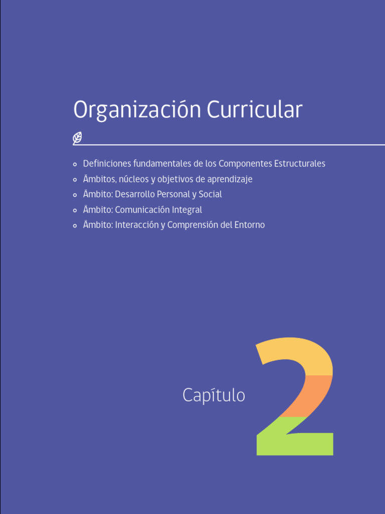 Ámbitos y Objetivos en Educación Parvularia | PDF | Educación de la ...