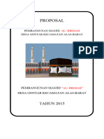 Proposal Masjid Al - Hikmah