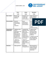 Rubric Exam