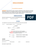 Módulo Matemática 1° Contenidos Prioritarios 2020 2021