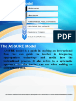 POWERPOINT ASSURE MODEL Student