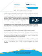 Politica de Privacidade Simpala Consorcios 2023