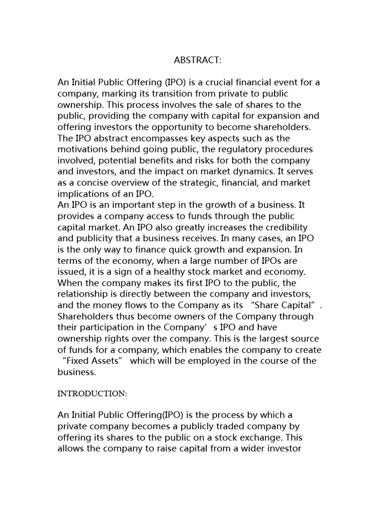 GP - Password@sameer20240223182614 | PDF | Initial Public Offering | Stocks
