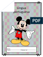 Capa para Caderno Mickey