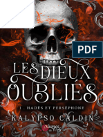 Kalypso Caldin Les Dieux Oubliés Tome 1 Hadès Et Perséphone 2022 1001ebooks - Club