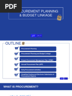 B03 - Procurement Planning and Budget Linkage