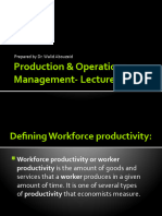 Production Operations Management - Lecture 4
