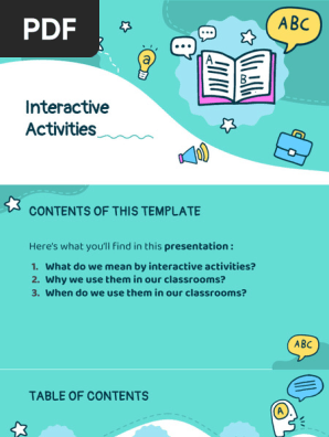 interactive activities