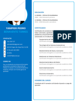 Curriculum Vitae - Yampier Benavente