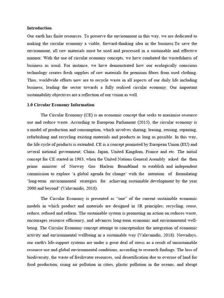 Circular Economy: Sustainable Practices Explained | PDF | Reuse ...