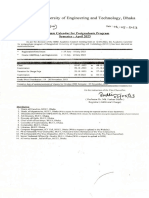 Academic Calendar For Postgraduate Program Semester April 2023