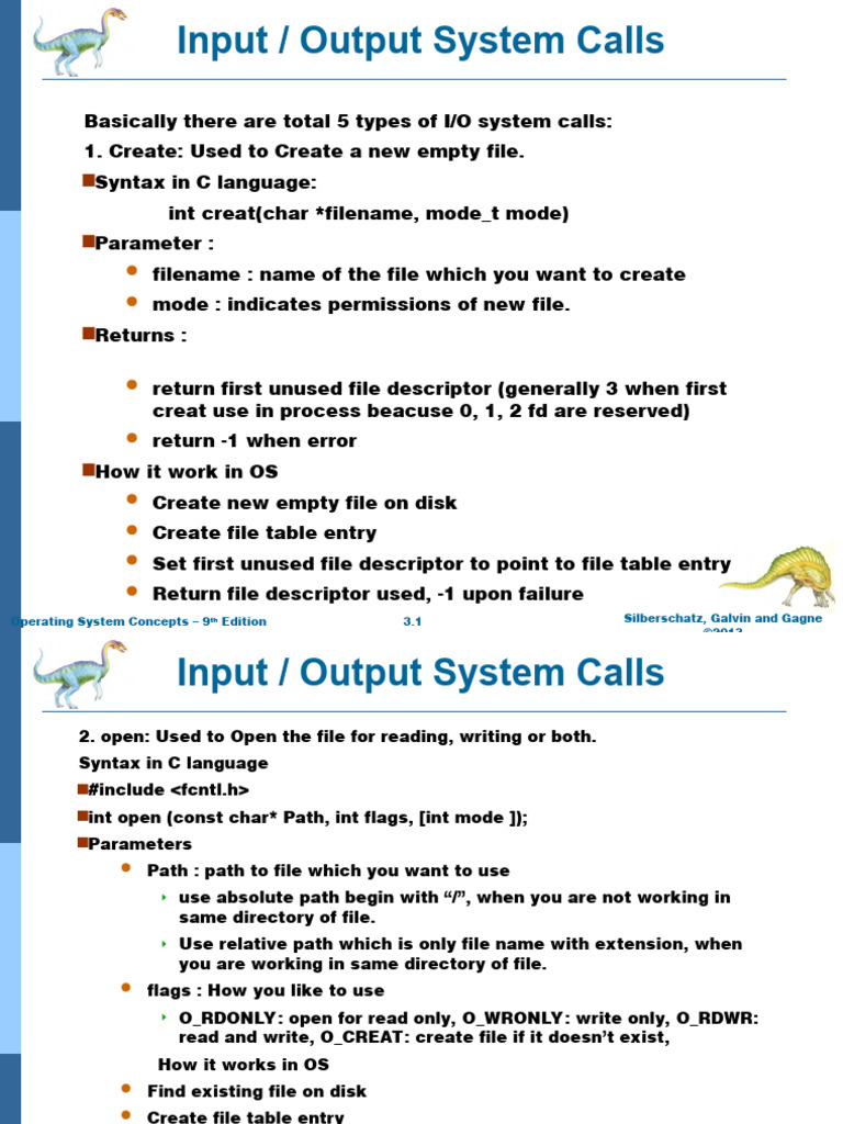 Input-Output & Dup System Calls & Pipes | PDF