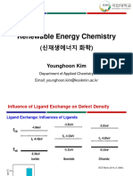 10th Week - Renewable Energy Chemistry - Younghoon Kim - 2