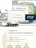 Unit D - Population Genetics