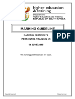 N1340 - Personnel Training N5 June Memo 2019