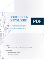 Douleur en Oncologie Corrigé 2023