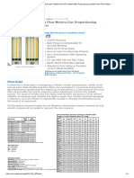 Multi-Tube Variable Area Flow Meters - Gas Proportioning Variable Area Flow Meters