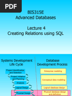 Lecture 06 - Creating Tables Using SQL