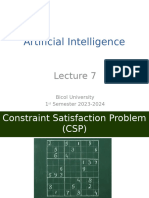 AI-Lecture 7 (Constraint Satisfaction Problems)